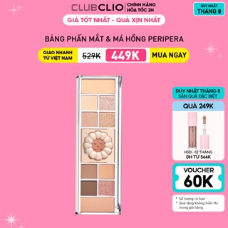 [Săn Deal](Ver. Cherry) Bảng Phấn Mắt & Má Hồng Peripera All Take Mood Like Palette 8g