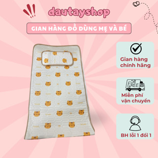 Chiếu Điều Hoà Kiluta Cao Su Non ( tặng kèm gối ) cho bé dautayshop.vn