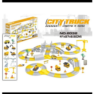 Bộ đồ chơi lắp ghép đường đua ô tô xe lửa tàu hỏa, dễ dàng lắp ráp, đồ chơi lắp ráp đường ray ô tô