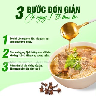 Nụ đinh hương 100g, đinh hương khô, nụ to, thơm, gia vị nấu phở, tẩm ướp thơm ngon chuẩn vị