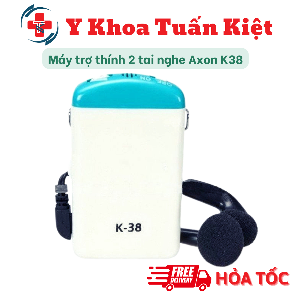 ✅ Máy trợ thính 2 tai nghe Axon K38