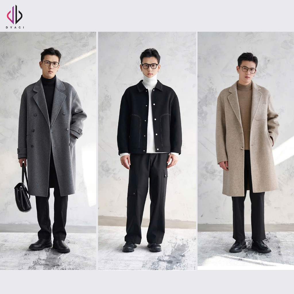 Áo Len Nam Nữ Cổ Lọ Quảng Châu Form Basic Dài Tay Dày Dặn Mềm Mịn Cực Ấm Hàn Quốc Nhiều Màu DYACI AL83 | BigBuy360 - bigbuy360.vn