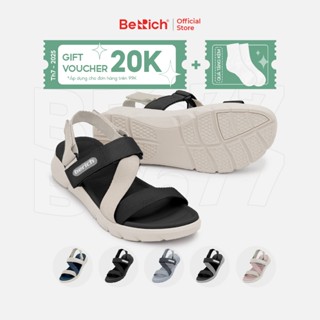 [TẶNG VỚ] Giày Sandal Quai Chéo Nam Nữ BeRich BE677 - Đế 3.5cm