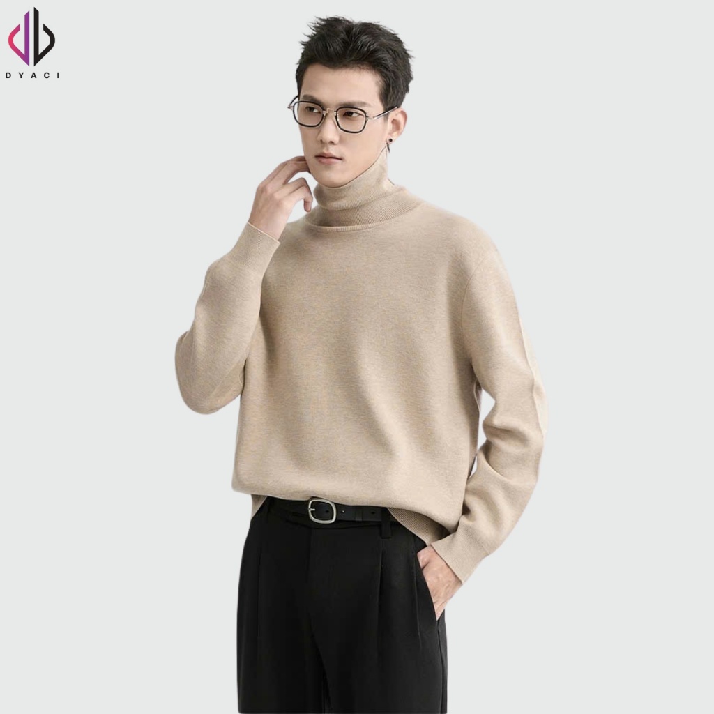 Áo Len Nam Nữ Cổ Lọ Quảng Châu Form Basic Dài Tay Dày Dặn Mềm Mịn Cực Ấm Hàn Quốc Nhiều Màu DYACI AL83 | BigBuy360 - bigbuy360.vn