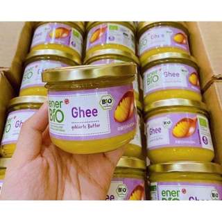 Bơ Ghee Hữu Cơ EnerBio và DmBio - Đức - 180gr