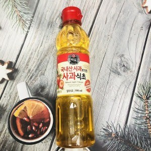 Giấm (Dấm) táo hàn quốc chai 500ml hỗ trợ thải độc đẹp dáng đẹp da