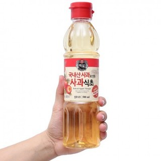 Giấm (Dấm) táo hàn quốc chai 500ml hỗ trợ thải độc đẹp dáng đẹp da