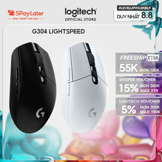 Chuột gaming không dây Logitech G304 - nhẹ, 6 nút lập trình, onboard memory, pin 250h