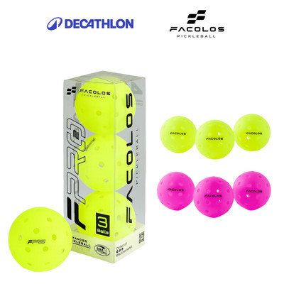 Set 3 bóng Pickleball F-Pro Performance Gen 2 thương hiệu Facolos