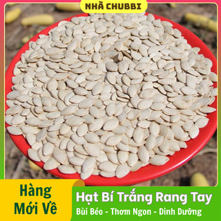   SIÊU NGON  Hạt Bí Trắng Rang Tay Loại 1 - Hạt To Đều Đẹp Sạch - Thơm Giòn Bùi 1KG 