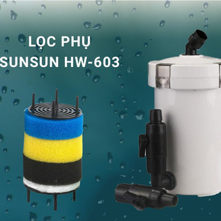 Lọc ngoài phụ Sunsun HW-603 – Dùng cho bể thủy sinh dưới 60L, tăng hiệu quả lọc, dễ lắp