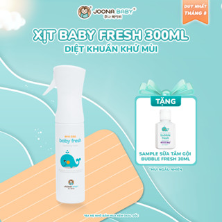 (Tặng sample Bubble Fresh) Xịt đa năng giúp khử khuẩn, khử mùi Baby Fresh 300ml -JOONA BABY VIỆT NAM