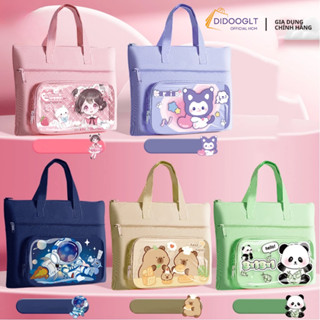 Cặp Đi Học Thêm Hoạ Tiết Đáng Yêu Cho Bé - Túi Xách Đi Học 3 Ngăn DIDOOGLT Cho Bé Trai Bé Gái