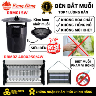 [2026](Chính Hãng)Đèn bắt muỗi thông minh Rạng Đông LED UV thu hút diệt muỗi, côn trùng DBM01, DBM02