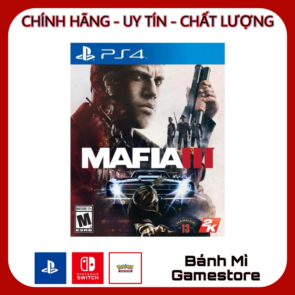 Đĩa game PS4 Mafia III - Thế Giới Mafia Phần 3