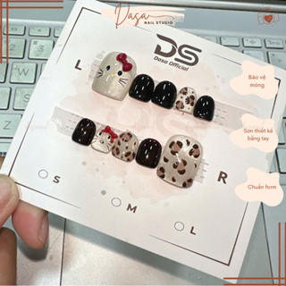  Móng giả cho chân MIX MÀU nail box chân thiết kế GIÁ RẺ đơn giản sang trọng tặng keo dán móng MC111 