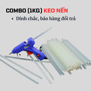   Giá sỉ 1kg  Keo nến lớn keo nến nhỏ loại 7mm và 10mm Làm nóng làm đồ mỹ nghệ dính chắc chắn 
