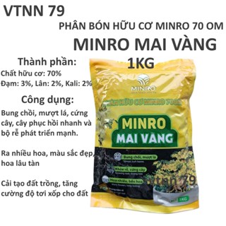  PHÂN HỮU CƠ MINRO MAI VÀNG TÚI 1KG. TỐT CHO MAI VÀNG 