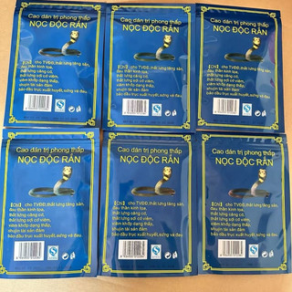 Combo 5 Bịch cao dán trị phong thấp nọc rắn