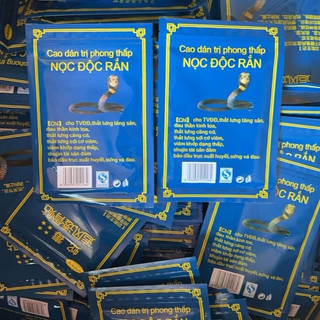 Combo 5 Bịch cao dán trị phong thấp nọc rắn