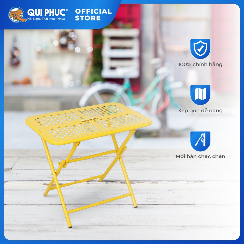 Bàn cà ghê Beto CNC Win QUI PHÚC, kích thước 40x60cm, khung thép gấp gọn linh hoạt, chắc chắn, tiết 