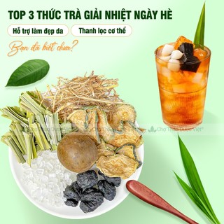 5 Set trà sâm bí đao hạt chia, set nấu 5-7 lit nước, trà bí đao giải khát, thanh lọc cơ thể - Thảo Dược Việt