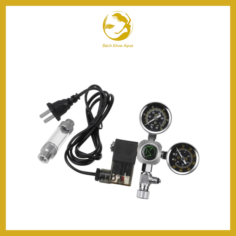 Van điện Mufan CO2 cao cấp – Điều khiển CO2 tự động qua hẹn giờ hoặc timer, dùng cho hồ thủy sinh