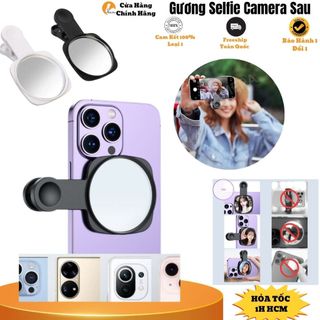  Gương Selfie Camera Sau Gương Chụp Hình Kẹp Điện Thoại Mini Độ Nét Cao Giá Rẻ Hello Store 
