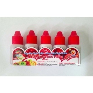Màu nước thực phẩm Thiên Thành 1 lọ (10ml/chai)