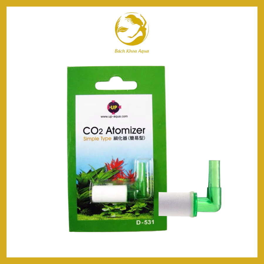 Quả sủi CO2 UP Aqua D-531 – Bọt mịn, tiết kiệm CO2, thiết kế nhỏ gọn, dùng cho bể thủy sinh