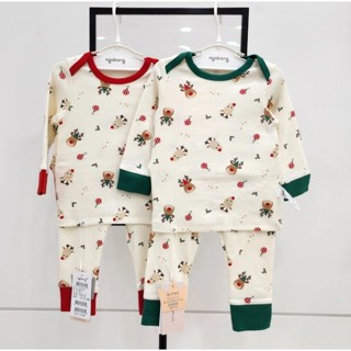 [VNXK chính hãng] Set quần+áo họa tiết noel cho bé thương hiệu Agabang xuất dư xịn (phối bo, sz90-120)