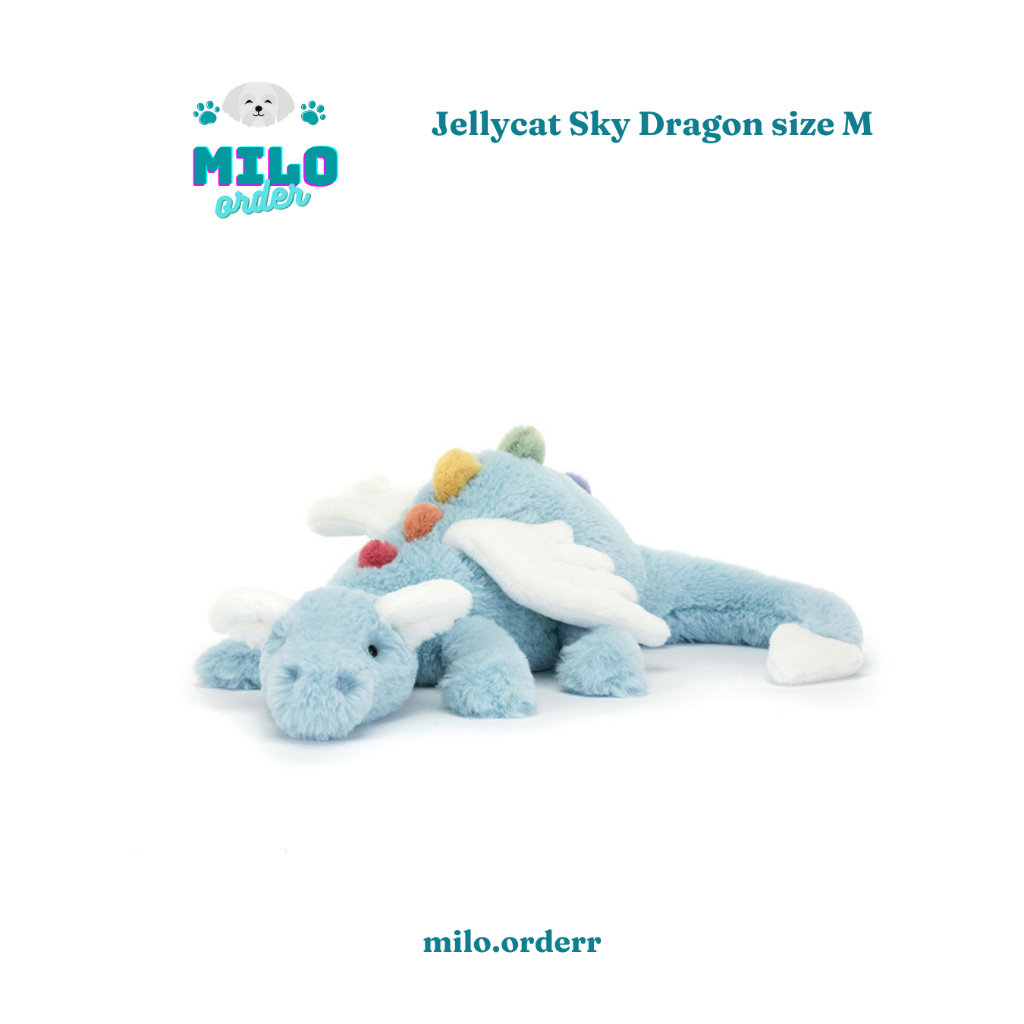 (ORDER) Jellycat Sky Dragon size M rồng bông
