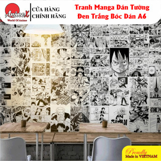  Set 20 50 100 Tờ Mangawall Dán Tường Có Sẵn Keo Anime One Piece Truyện Tranh Decor Phòng AnimeX 