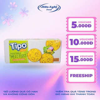 Bánh quy rau củ chà bông Tipo 132g Hữu Nghị dinh dưỡng, ngon giòn, ăn vặt tiện lợi