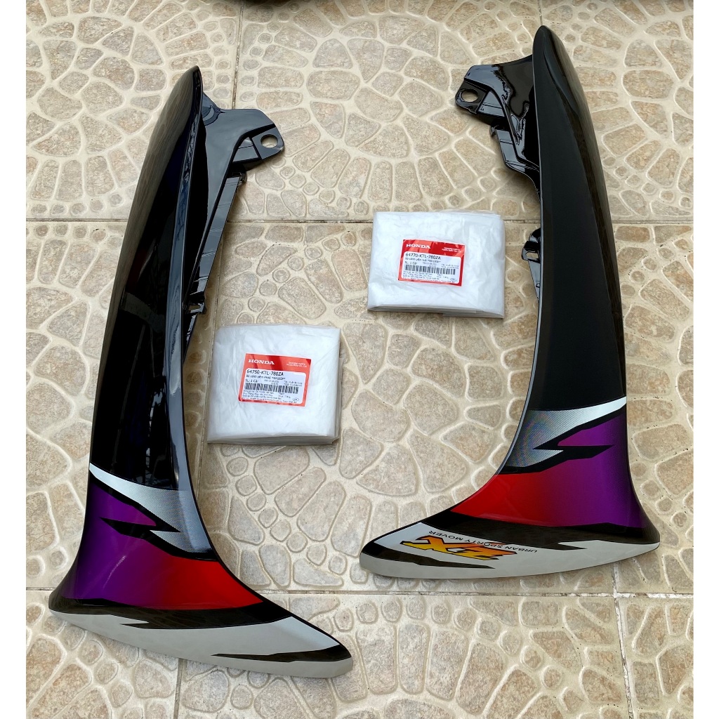Cánh yếm WAVE ZX , Bửng ngoài WAVE ZX đã dán sẵn tem HONDA