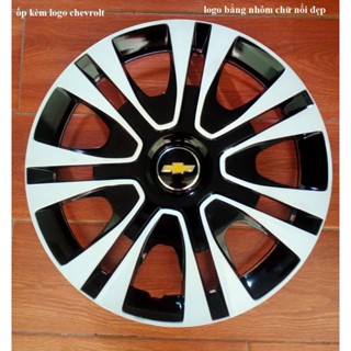  Ốp Lazang R13 và R14 Spank chevrolet - ốp mâm R13 inch - R14 inch xe ô tô bản thiếu vành sắt Spank lốp 13 - 14 kèm logo 