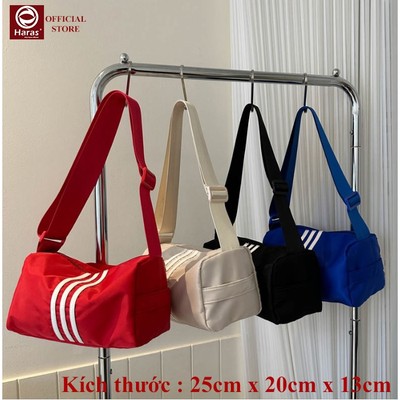 Túi đeo chéo, túi thể thao, túi trống nhỏ gọn nam nữ chất liệu chống thấm nước HARAS HR366