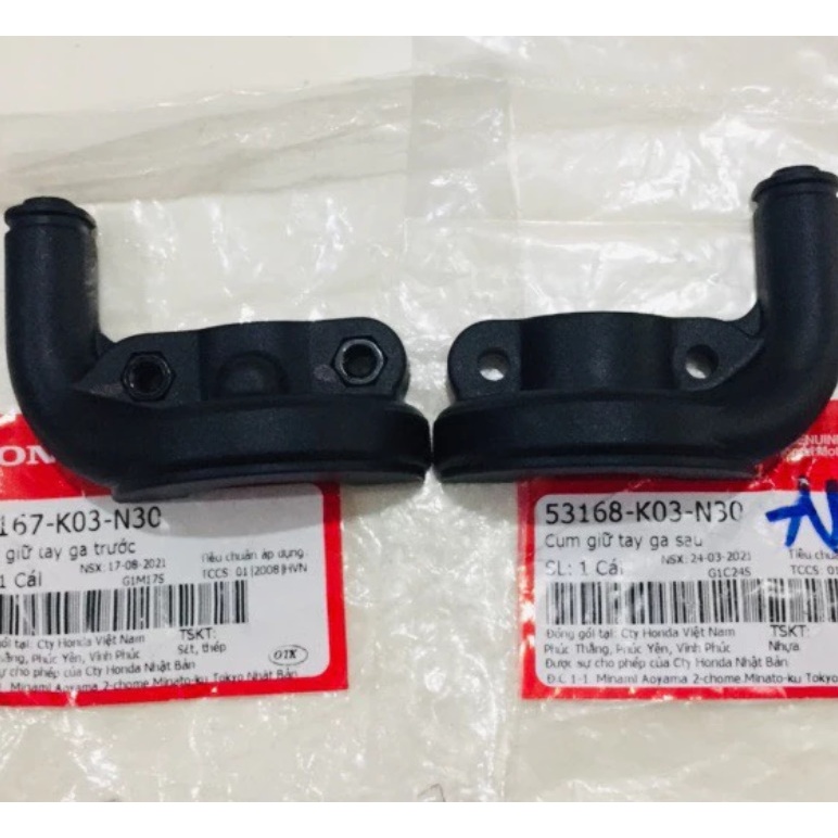 Cùm Ga Bao Tay Winner V1/ X - GTR - Wave RSX - 53167K03N30 / 53168K03N30 (Cặp) ShopMenKT
