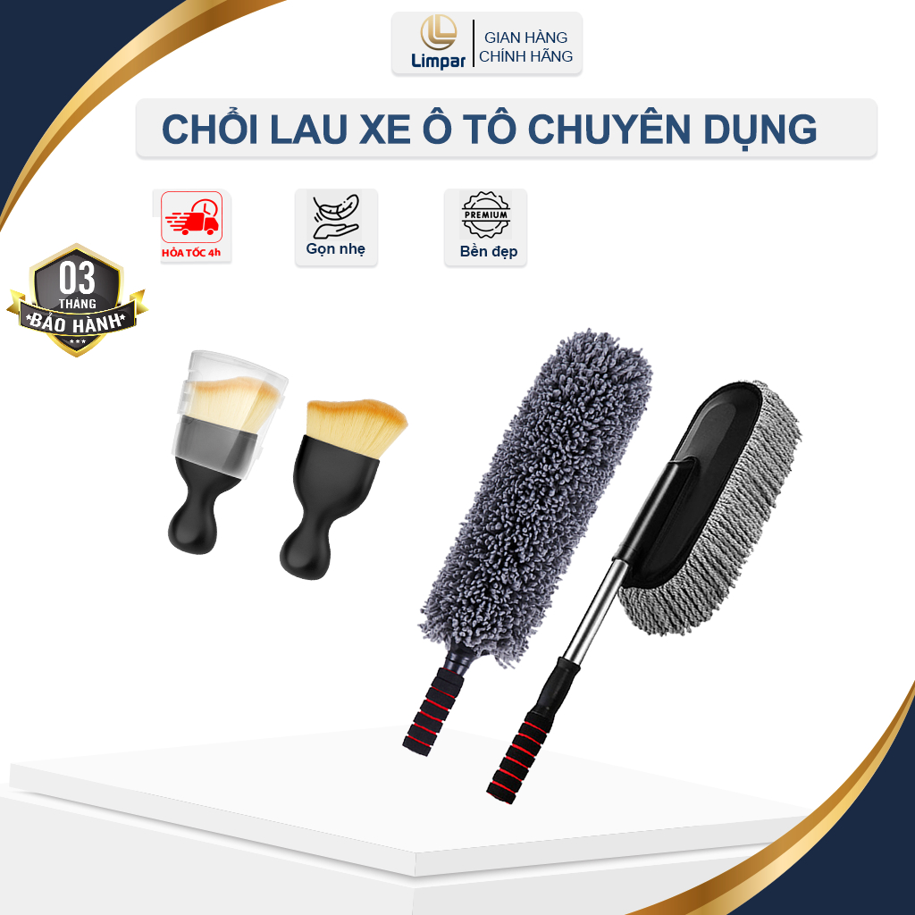 Chổi lau rửa vệ sinh ô tô, xe hơi sợi lông mềm quét bụi, chổi mini lau sạch mọi bề mặt nội thất,bảng điều khiển,ghế sofa