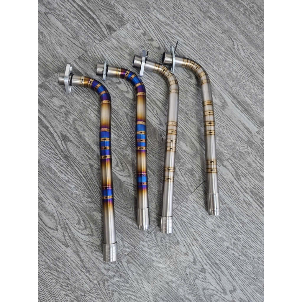 Cổ pô titan xe Dream, Wave nhỏ, Wave RS100, Wave Alpha 100/110 - cổ pô xe máy