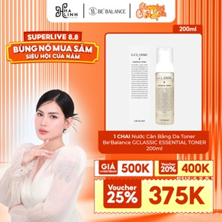 [VÕ HÀ LINH X BE'BALANCE] Nước Cân Bằng Da Toner Be'Balance GCLASSIC ESSENTIAL TONER 200ml