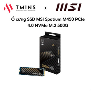  Ổ cứng SSD MSI Spatium M450 PCIe 4.0 NVMe M.2 500G - Hàng chính hãng 