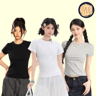 Áo Thun Baby Tee Trơn Dáng Ôm Ngắn DaaLaa Store Phong Cách Basic A5784