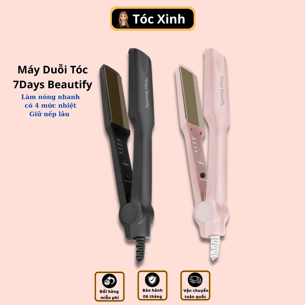 Máy Duỗi Tóc-Là Tóc Thẳng 4 Mức Nhiệt Điều Chỉnh Tạo Kiểu Tóc