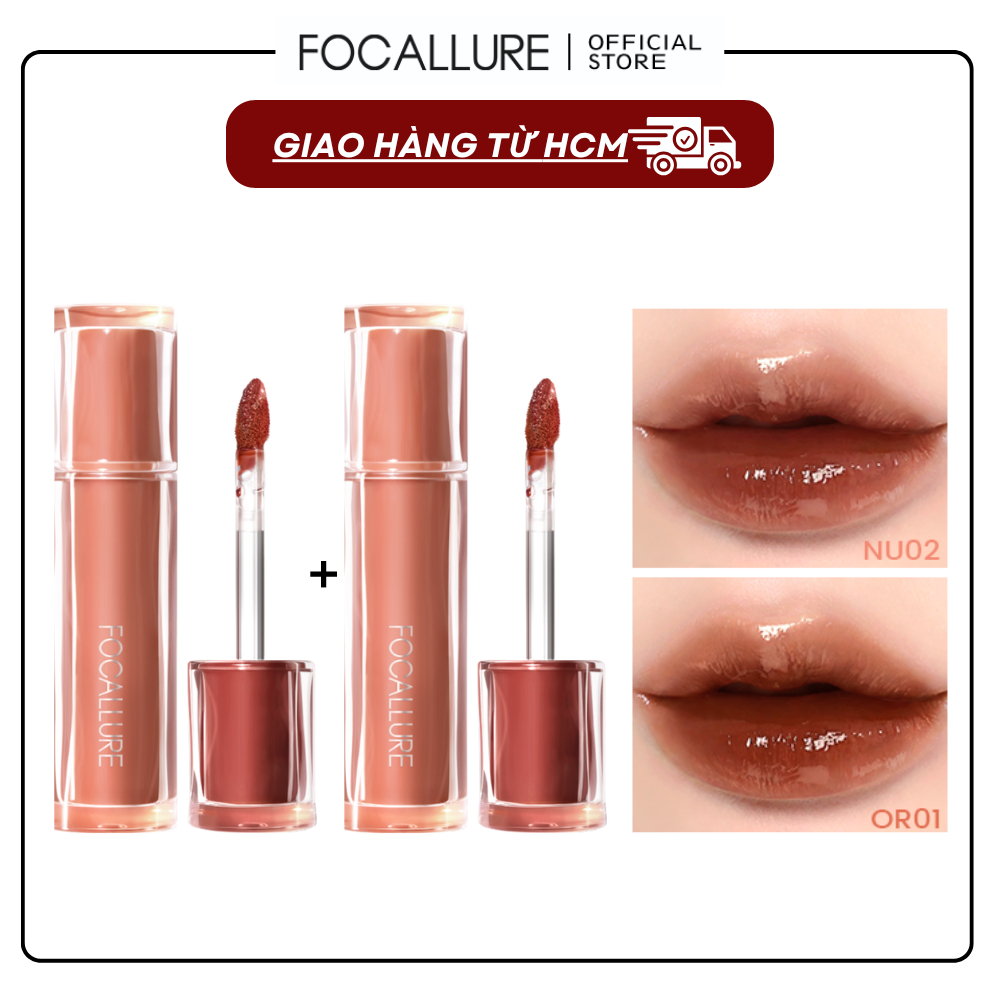 Combo 2 Son Tint Focallure Căng Mọng Nước Phiên Bản Nâng Cấp 2gx2