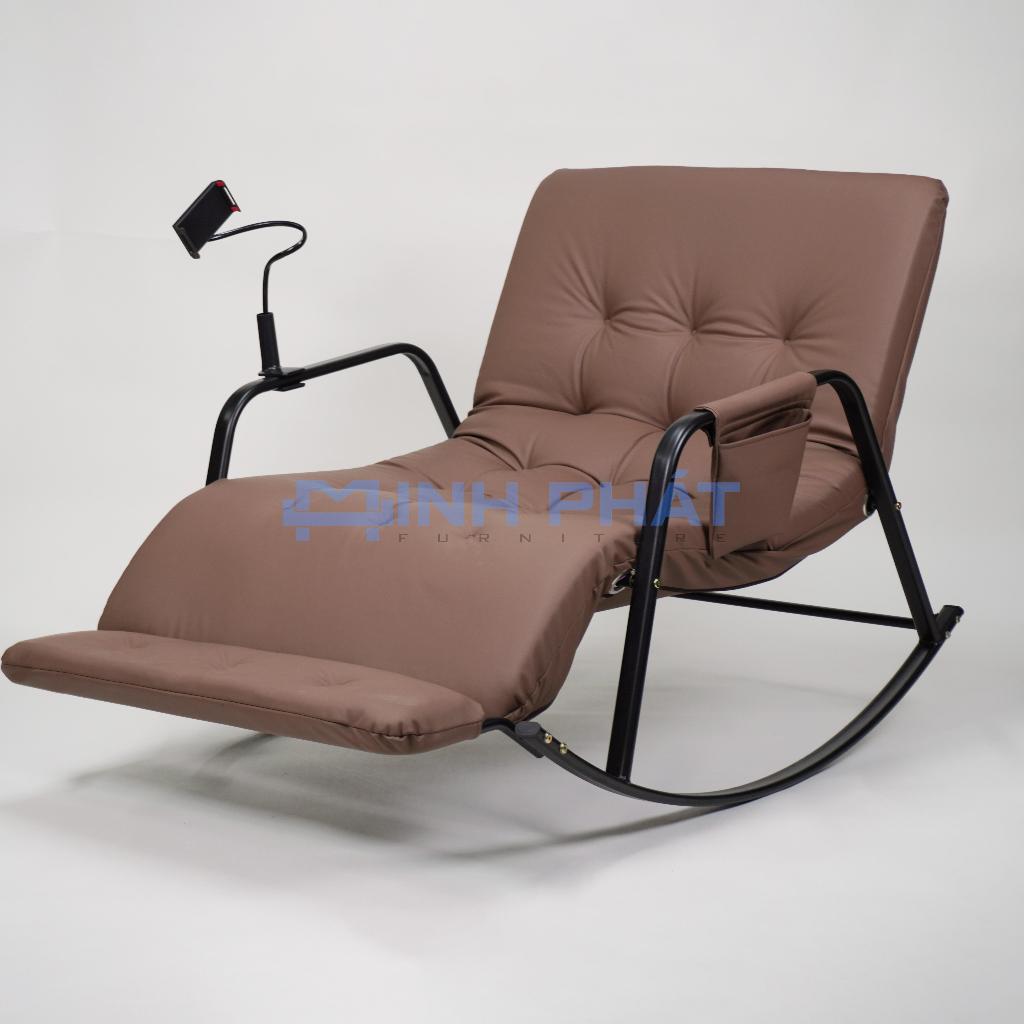 [Mới] Ghế bập bênh Minh Phát có kệ để chân điều chỉnh 5 tư thế khung thép mạ kẽm sơn tĩnh điện bảo hành 24 tháng | BigBuy360 - bigbuy360.vn