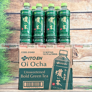  Trà Xanh Đậm Vị Không Đường Itoen Oi Ocha 500ML – Thùng 12 Chai – Bold Green Tea 
