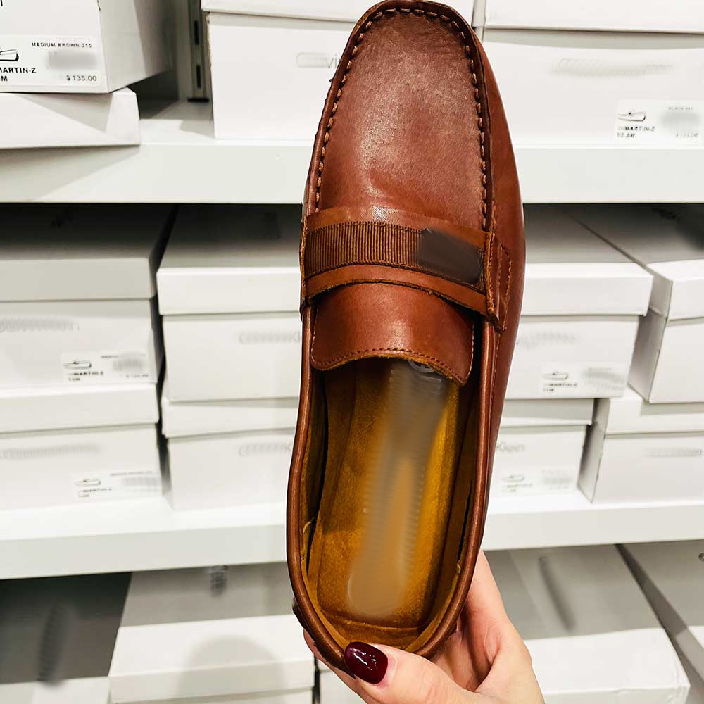 [CHÍNH HÃNG - HÀNG MỸ] Giày Tây nam Martin Loafer - Medium Brown