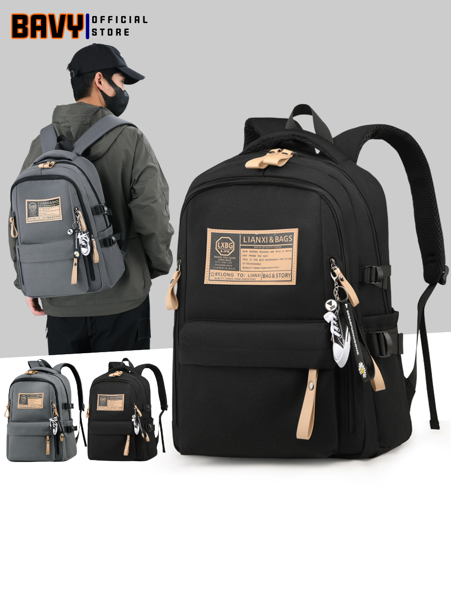 Cặp học sinh cấp 2, cấp 3 nhiều ngăn BAVY FASHION