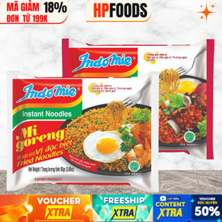  Combo 10 gói Mì trộn Indomie vị Đặc Biệt Sườn Cay-mì ăn liền xào trộn thơm ngon tiện lợi Indomie 